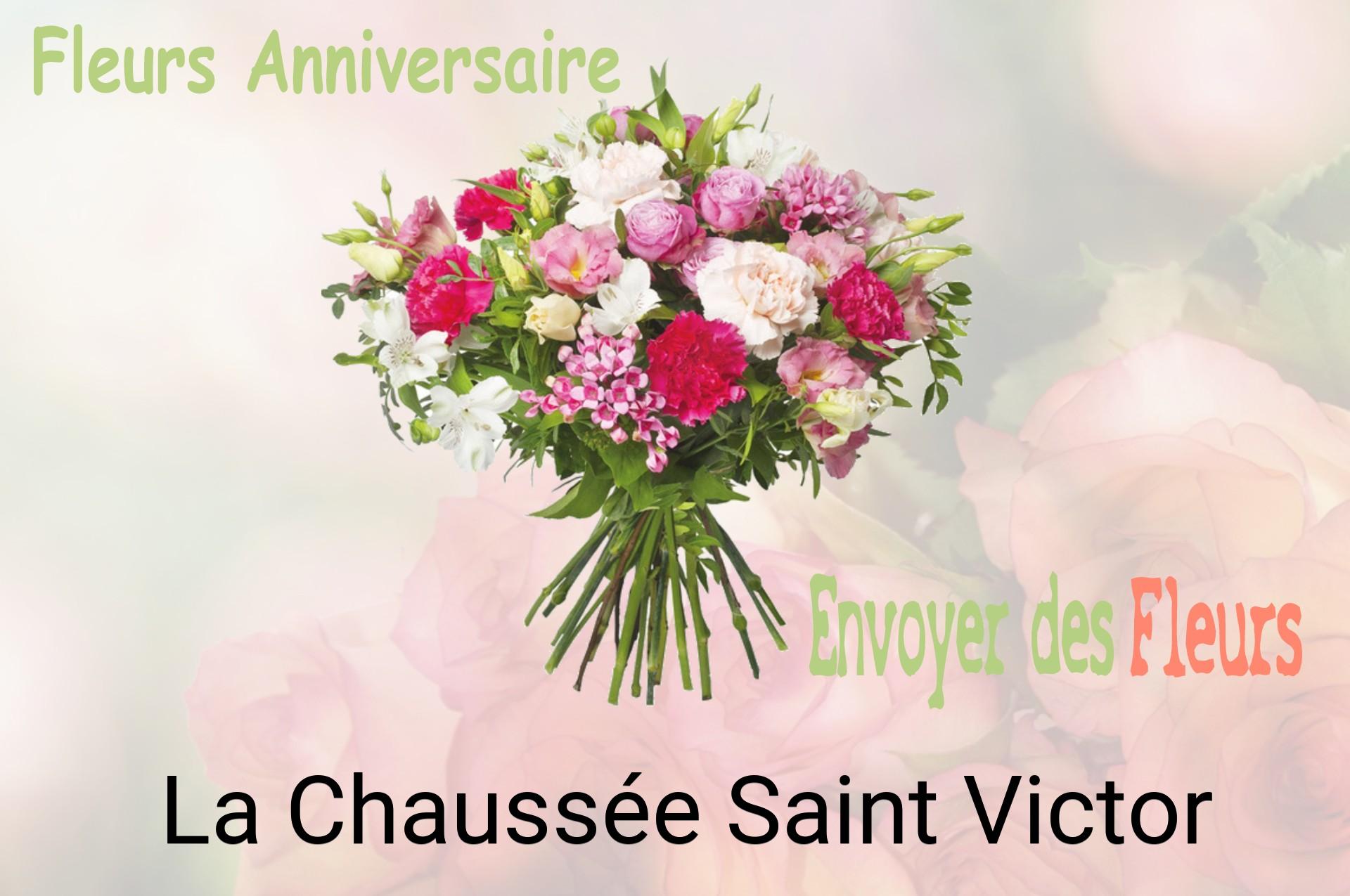 Bouquet de fleurs d’anniversaire livré à La Chaussée-Saint-Victor